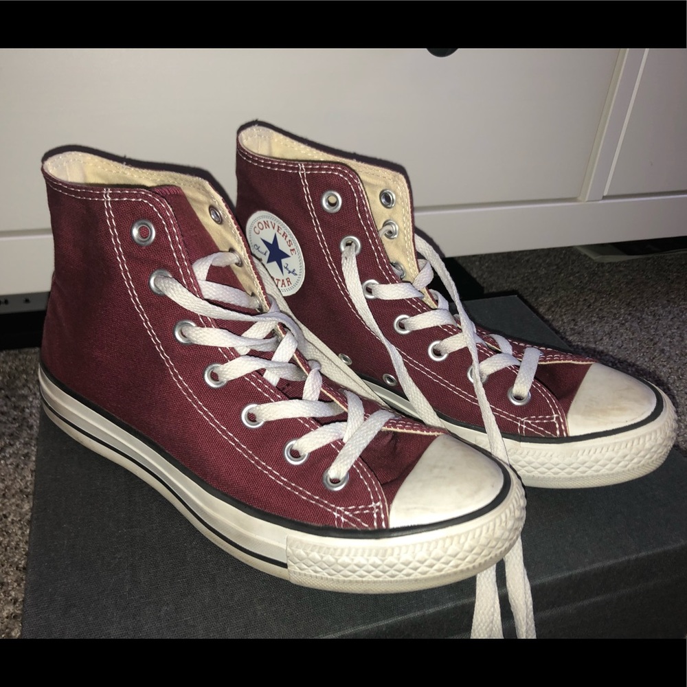 Converse All Star Maroon Hightops
